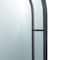 Glitzhome® 33" Black Arched Windowpane Wall Mirror